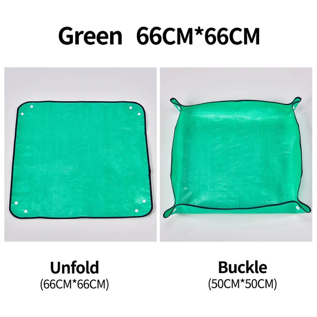 1Pcs Planting Mat 50Cm-100Cm Gardening Potting Pad Foldable Garden Plant Flower Pot Transplanting Waterproof Mats