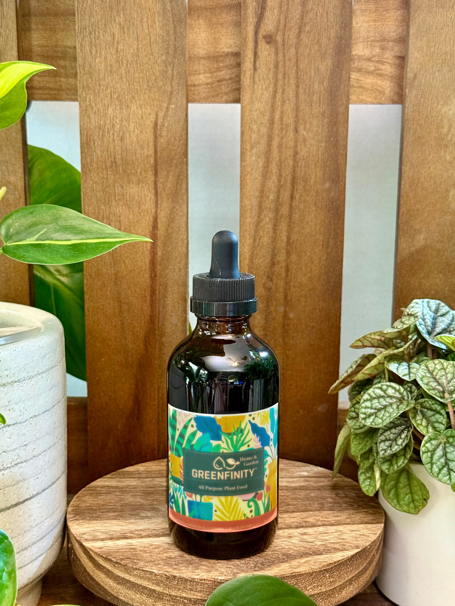 Greenfinity All-In-One Liquid Plant Food for indoor and outdoor plants